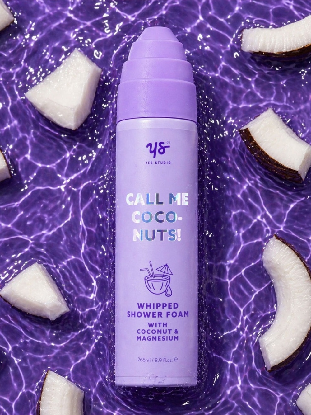Yes Studio Call Me Coconuts! Whipped Shower Foam - with Coconut & Magnesium